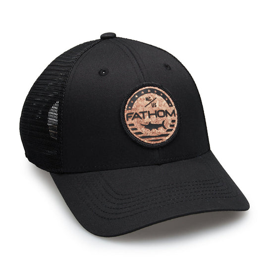 Fathom Deadrise Adjustable Flex Trucker Hat - Dogfish Tackle & Marine