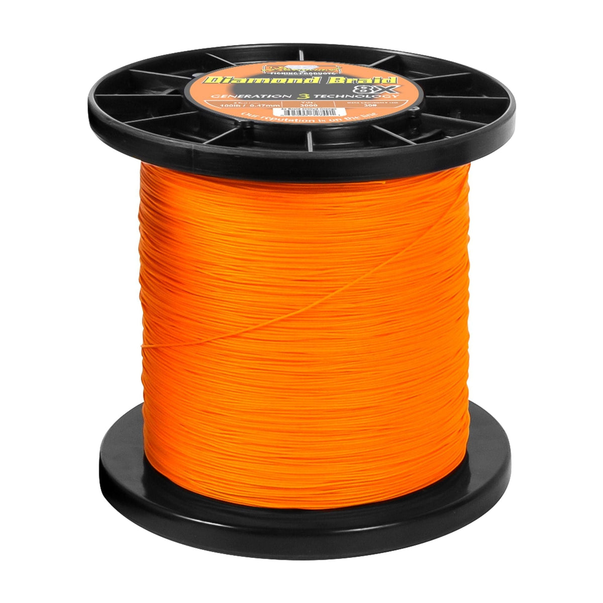 Diamond Generation 3 8X Solid Core Braided Fishing Line - Sold By The Yard - Dogfish Tackle & Marine