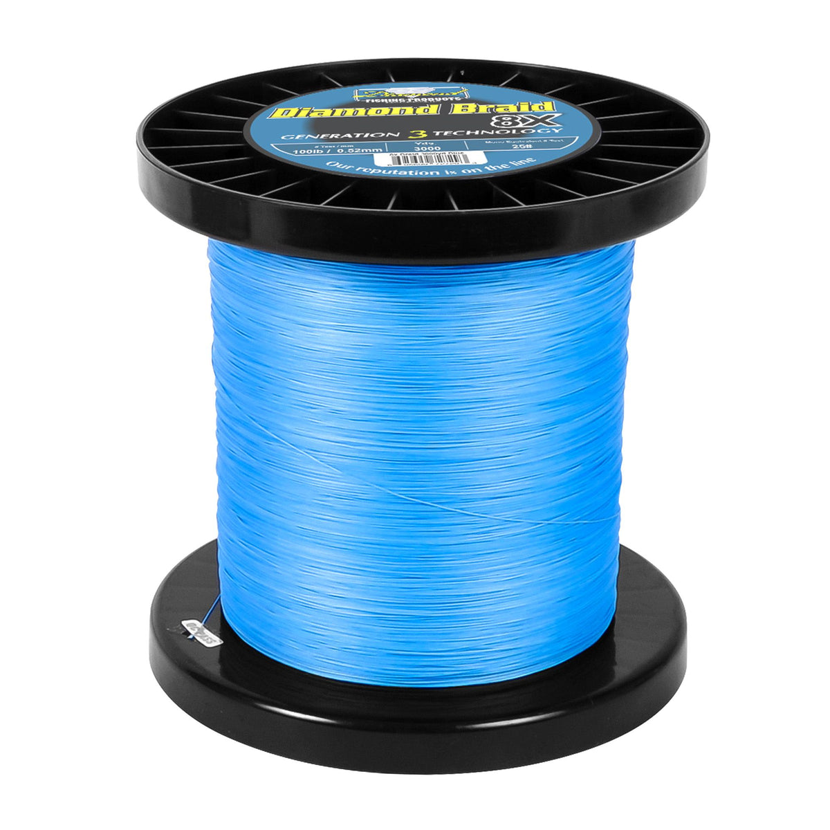 Diamond Generation 3 8X Solid Core Braided Fishing Line - Sold By The Yard - Dogfish Tackle & Marine