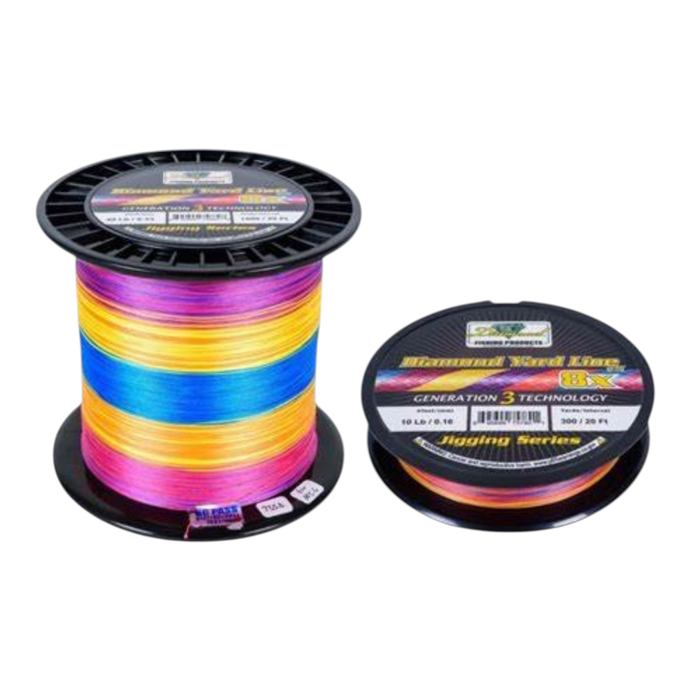 Diamond Yard Line Jigging Braid 8x Braided Fishing Line - Sold By The Yard