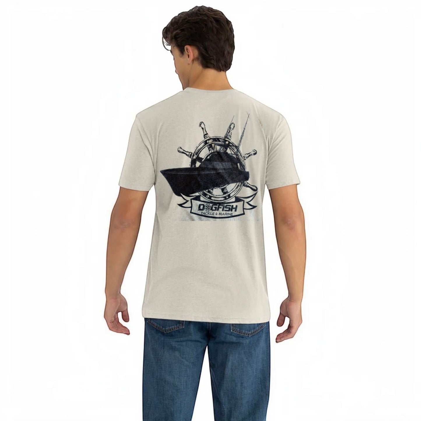 Dogfish Short Sleeve T-Shirt Sport Fish Logo - Dogfish Tackle & Marine