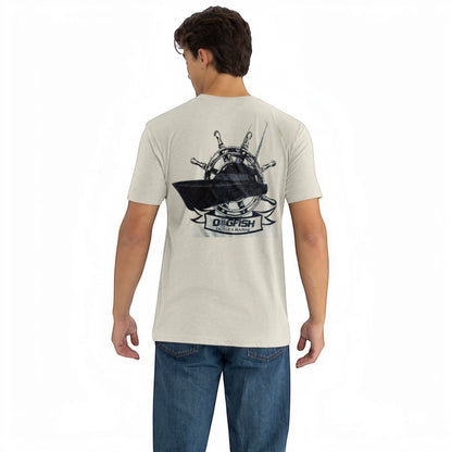 Dogfish Short Sleeve T-Shirt Sport Fish Logo - Dogfish Tackle & Marine