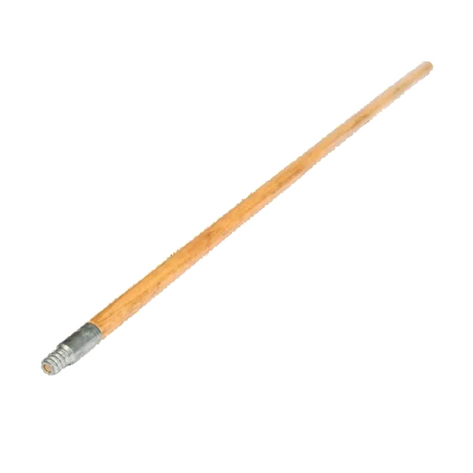 Seachoice 48in Wood Brush Handle with Metal Screw Tip