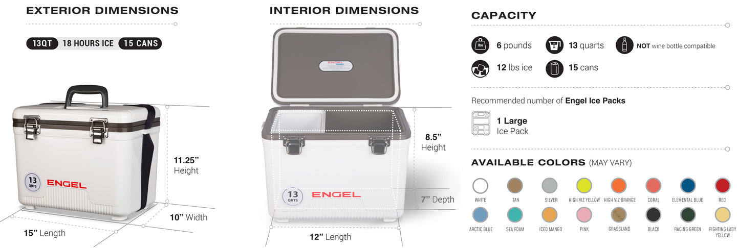 Engel 13 Quart Drybox / Cooler