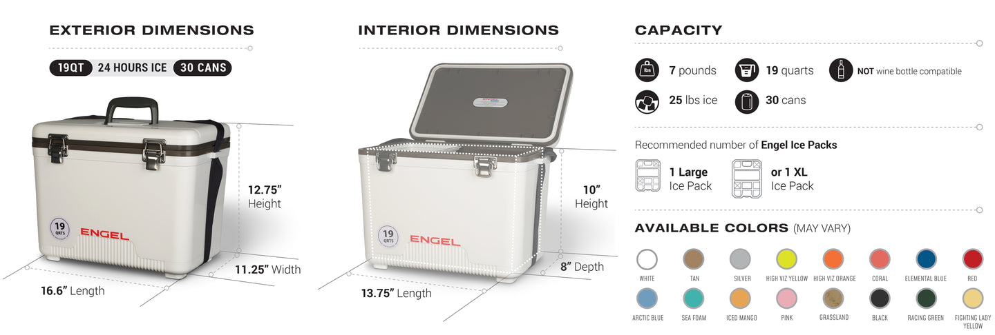 Engel 19 Quart Drybox / Cooler