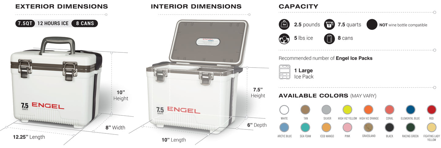 Engel 7.5 Quart Drybox/Cooler