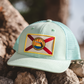 Skinny Water Culture HAT | CRACKER 6 PANEL - SEAFOAM - Dogfish Tackle & Marine