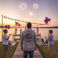 Dogfish 4th of July Logo Long Sleeve Hooded Micro - Dogfish Tackle & Marine