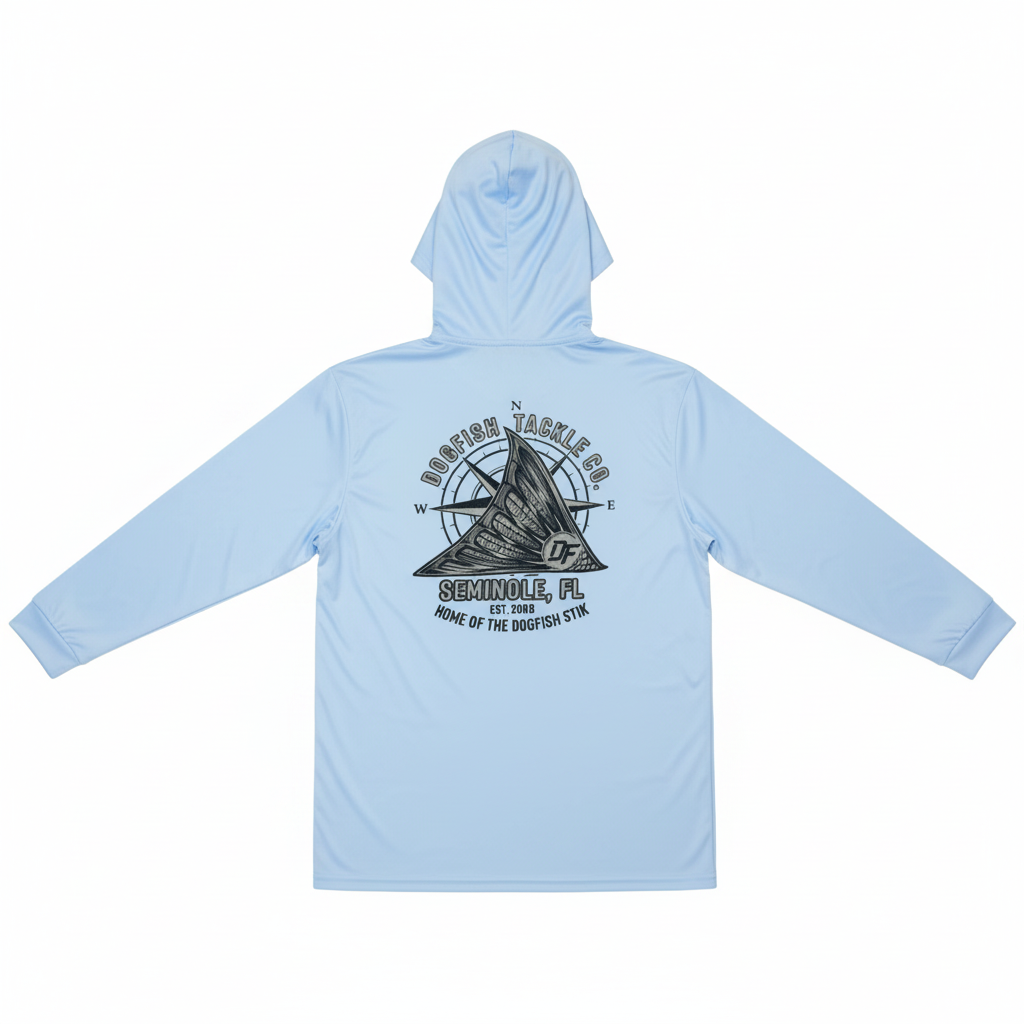 Dogfish Long Sleeve Hooded Micro Tailing Redfish