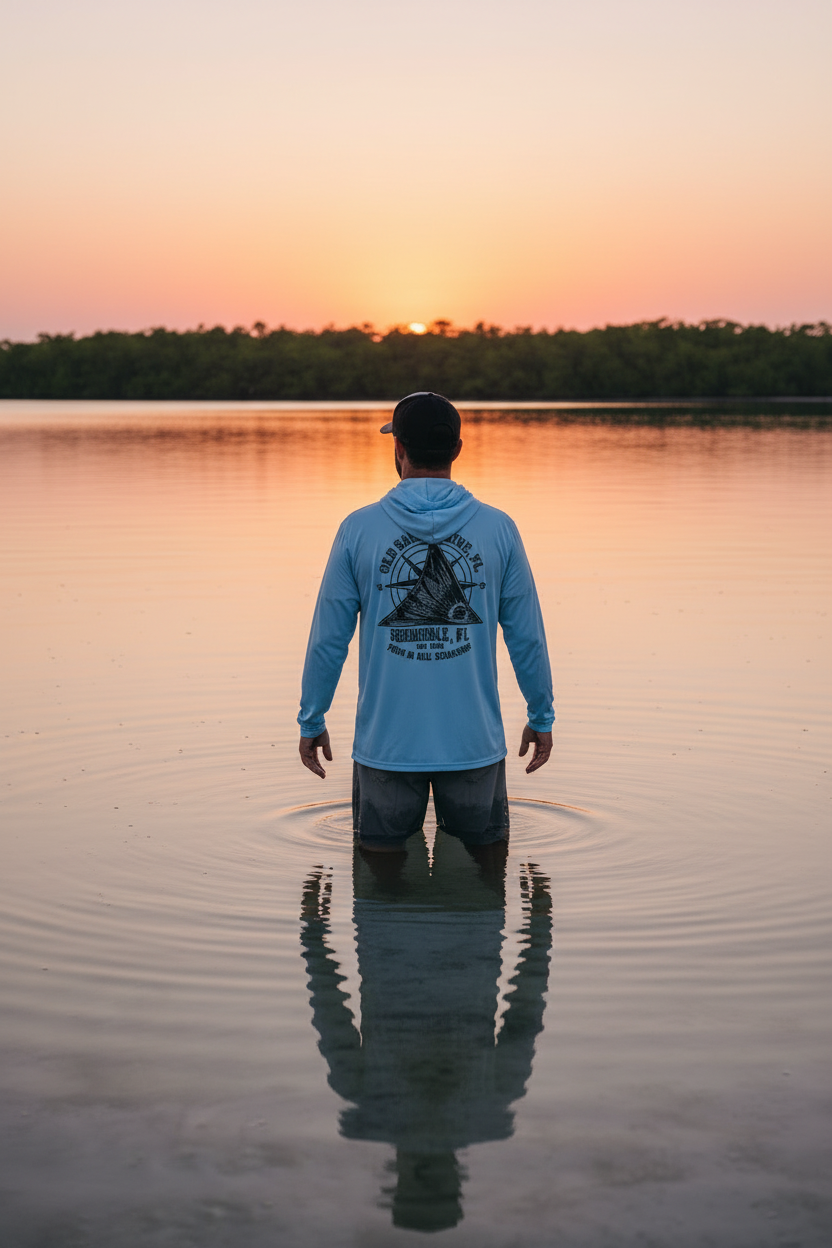 Dogfish Long Sleeve Hooded Micro Tailing Redfish