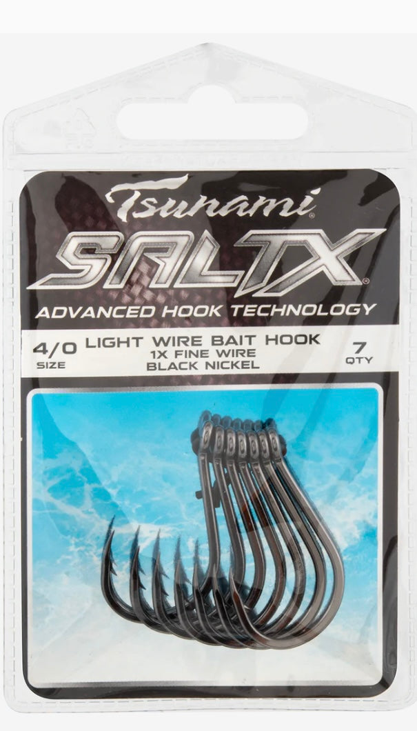 Tsunami Saltx Light Wire Bait Hook - Dogfish Tackle & Marine