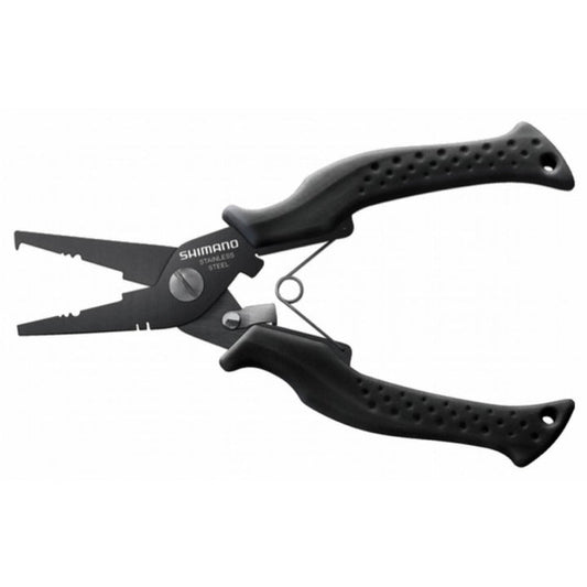 Shimano 7" Power Pliers SS Braided Line Cutter  - ATPW007BK - Dogfish Tackle & Marine