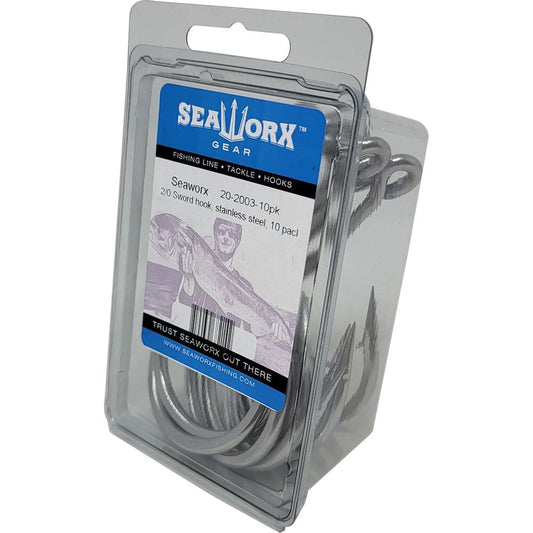 Seaworx stainless steel 12/0 swordfish hook 10pk - Dogfish Tackle & Marine