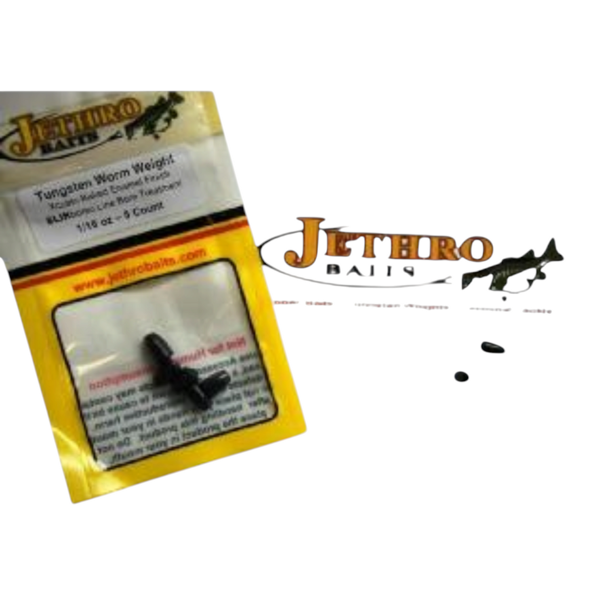 Jethro Baits - Tungsten Worm Weights / Flippin Weights - Dogfish Tackle & Marine