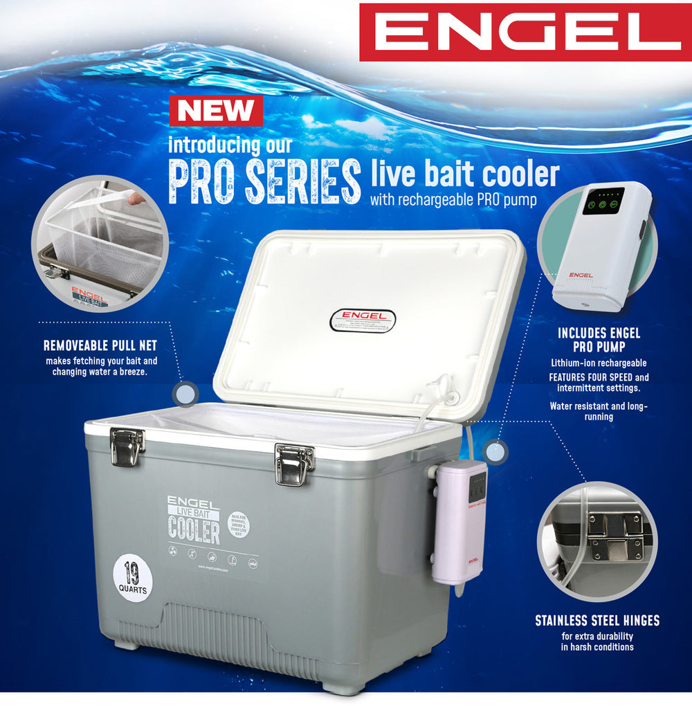 Engel 13Qt Live Bait Pro Cooler - Dogfish Tackle & Marine