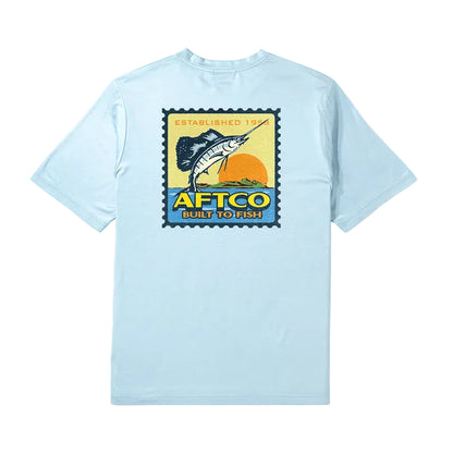 Aftco Greetings Short Sleeve Sun Protection Shirt - Dogfish Tackle & Marine