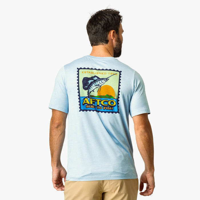 Aftco Greetings Short Sleeve Sun Protection Shirt - Dogfish Tackle & Marine