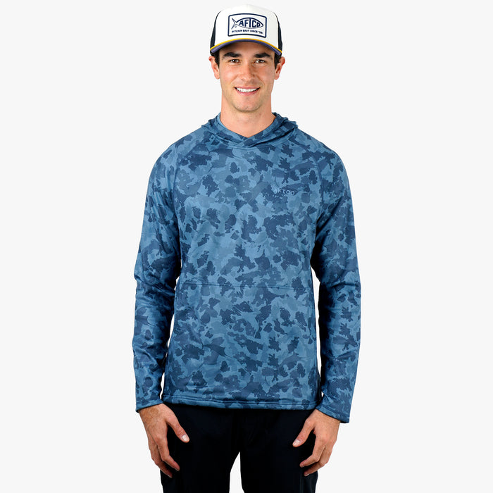 Aftco Coastal Layer Printed Camo Hoodie - Dogfish Tackle & Marine