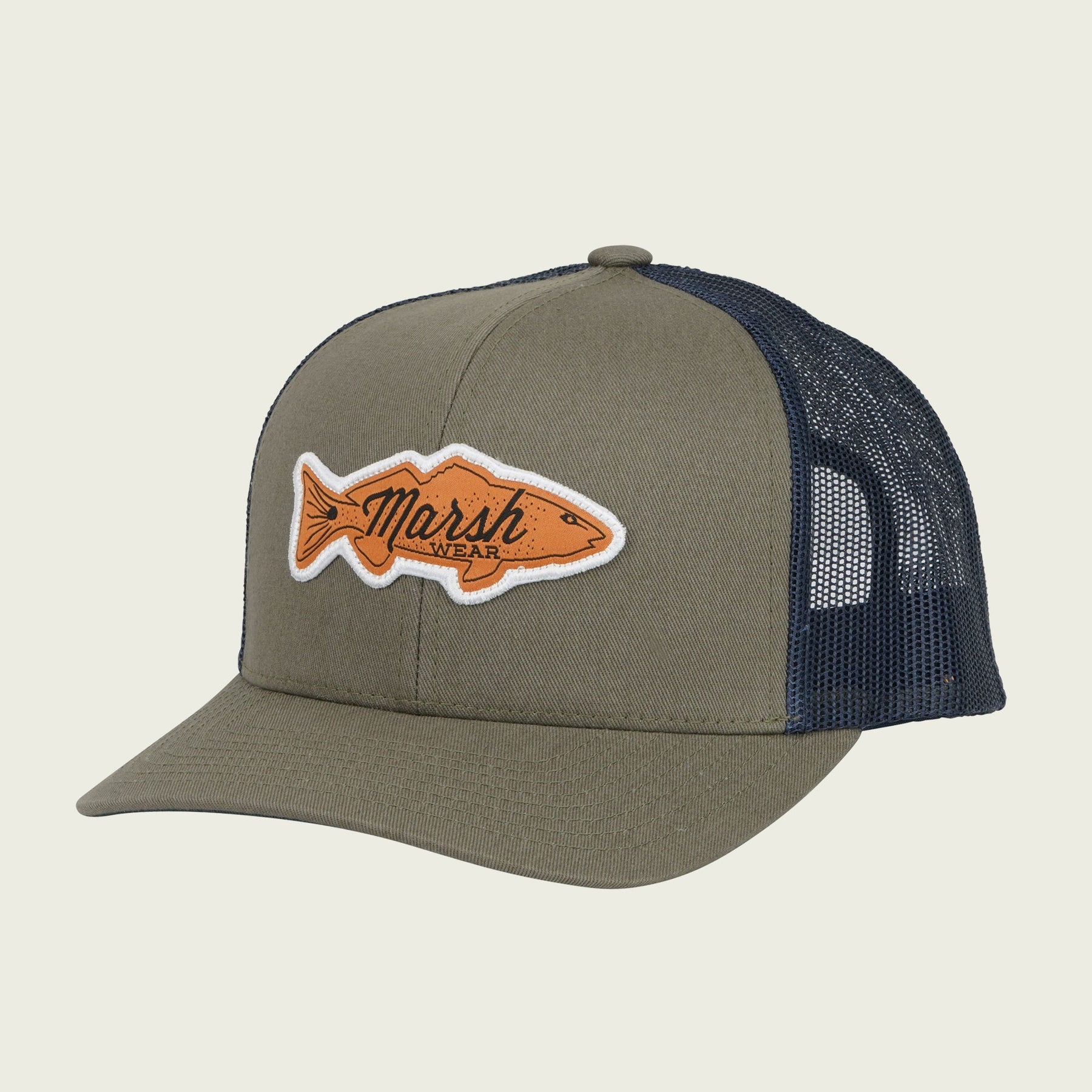 Marsh Wear Redfish Logo Trucker Hat - Dogfish Tackle & Marine