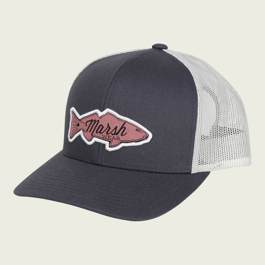 Marsh Wear Redfish Logo Trucker Hat - Dogfish Tackle & Marine