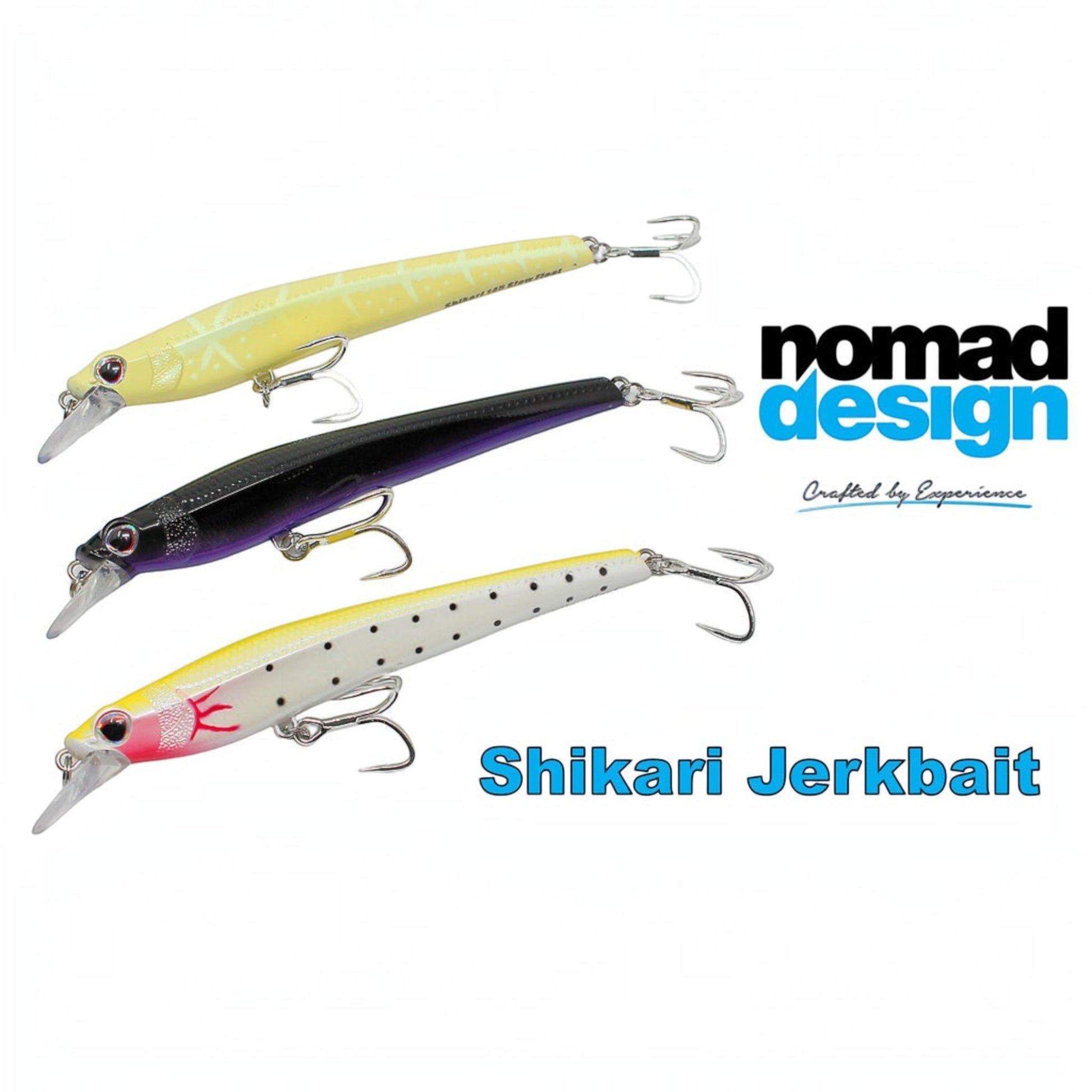 Nomad Shikari 95 Suspending Jerkbait 3-3/4"- Dogfish Tackle & Marine