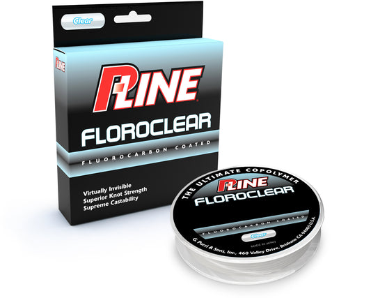 P-line Floroclear Fluorocarbon Coated Line - Dogfish Tackle & Marine