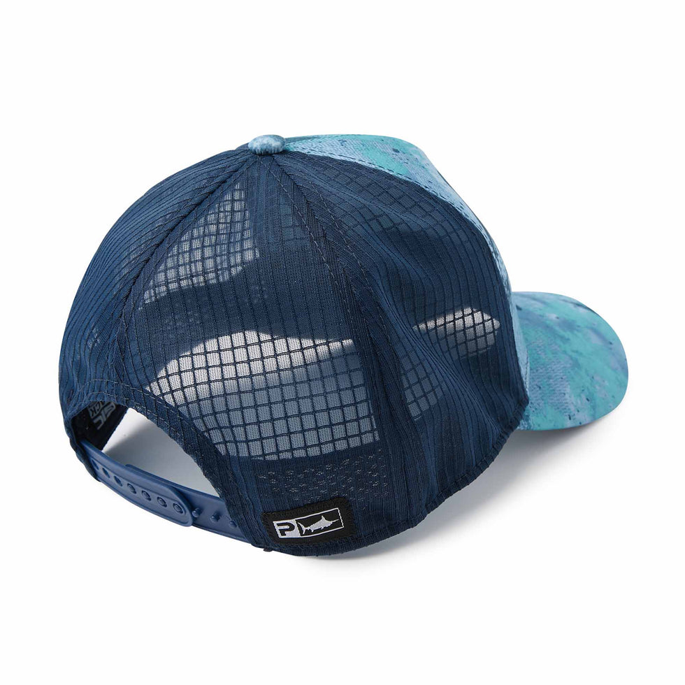 Pelagic Echo Open Seas Performance Trucker Blue