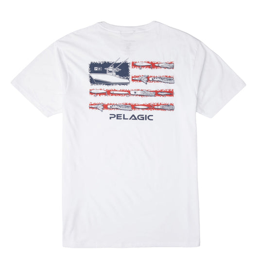 Pelagic Lure Flag T-Shirt - Dogfish Tackle & Marine 