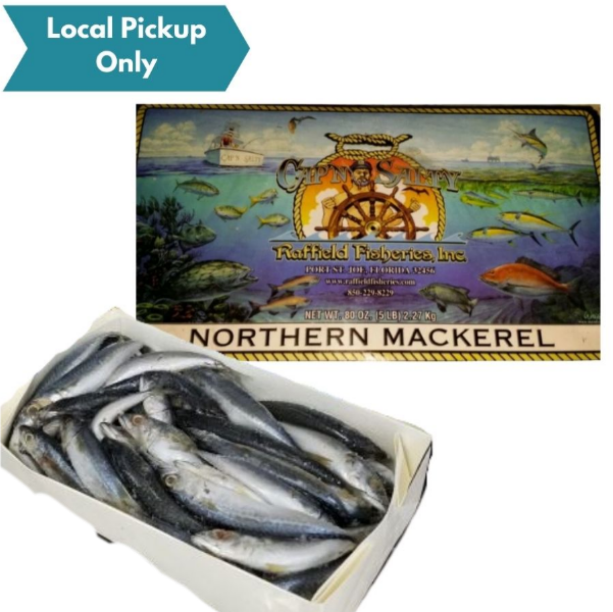 5LB Frozen Boston Mackerel ( In-Store Pick Up Only NO SHIPPIN)