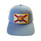 Skinny Water Culture HAT | CRACKER - 6 PANEL - SLATE BLUE/SILVER - Dogfish Tackle & Marine