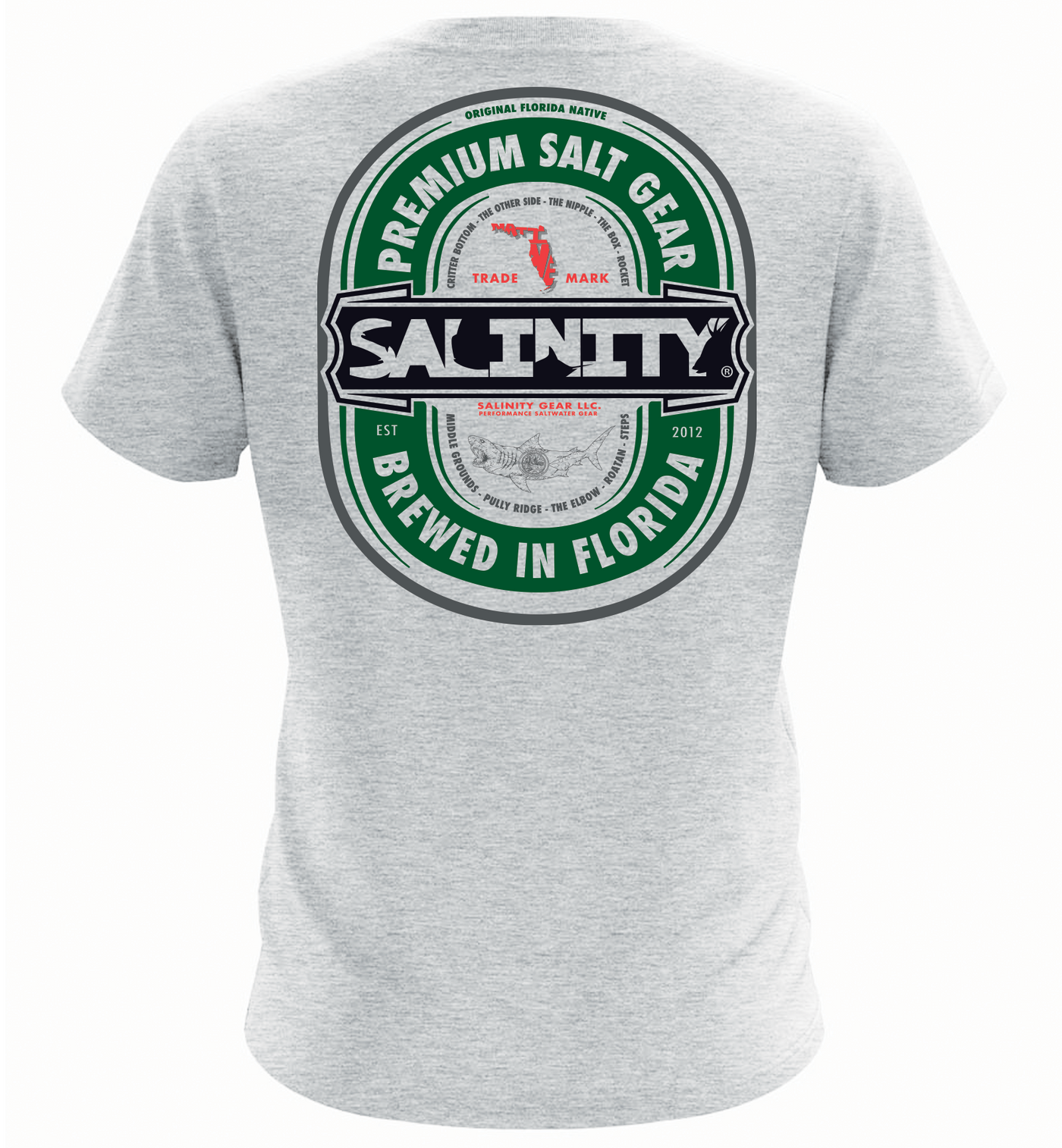 Salinity Brewed in Florida Pocket Short Sleeve Shirt