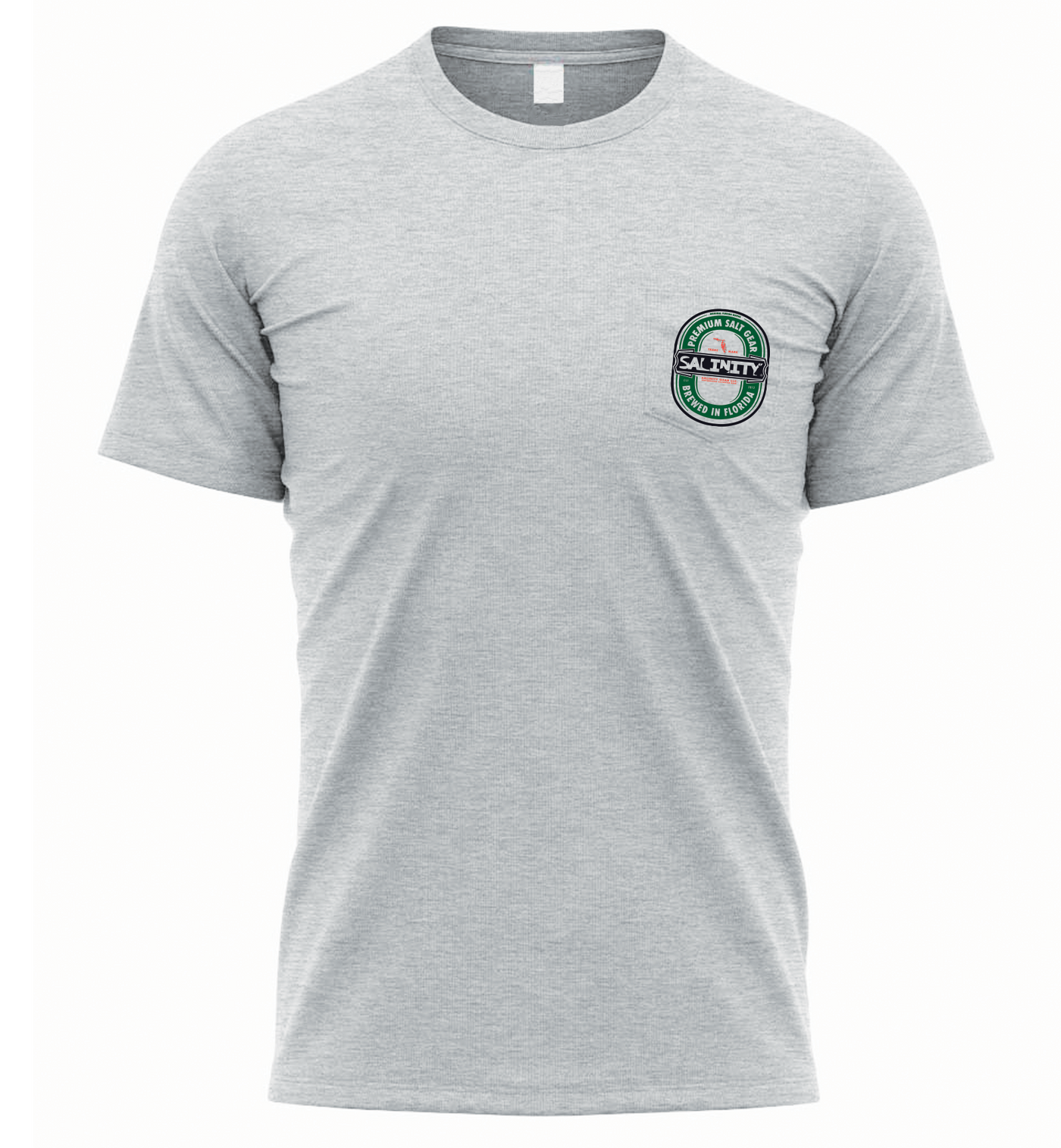 Salinity Brewed in Florida Pocket Short Sleeve Shirt