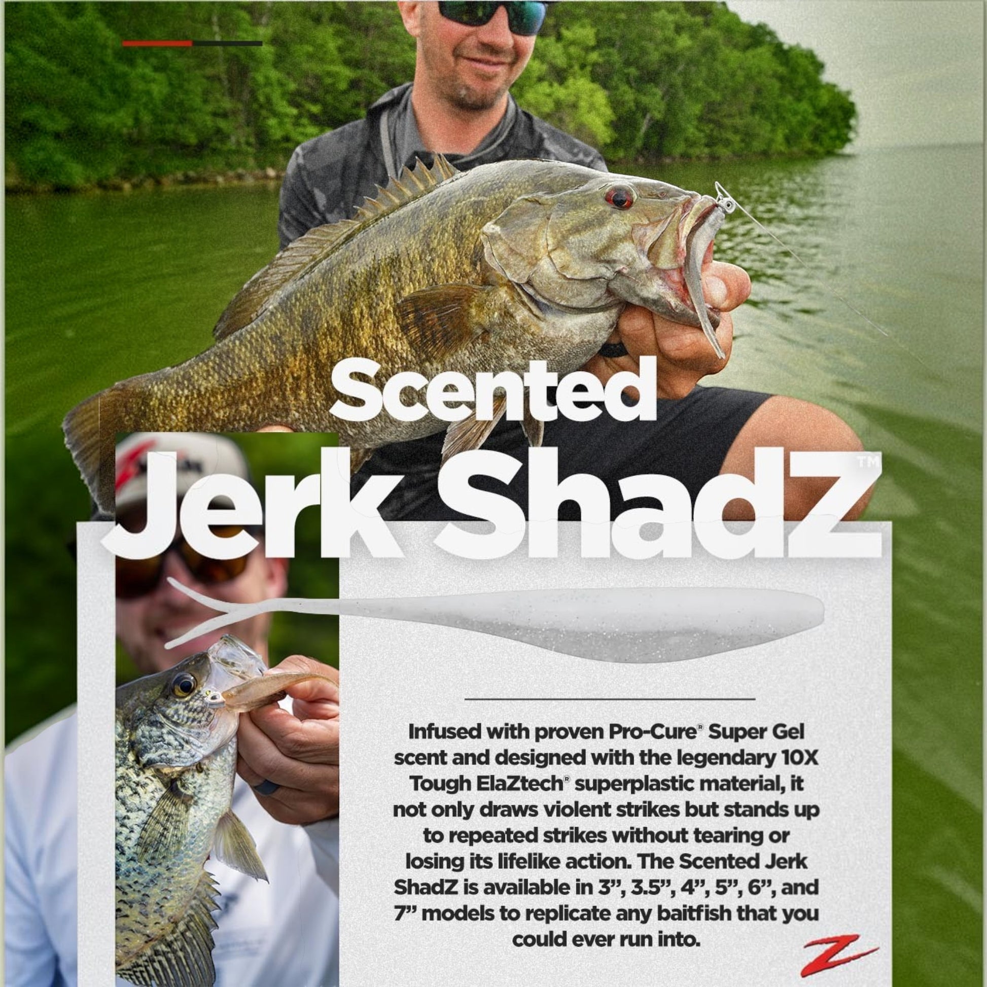 Z-Man Scented Jerk ShadZ - Dogfish Tackle & Marine