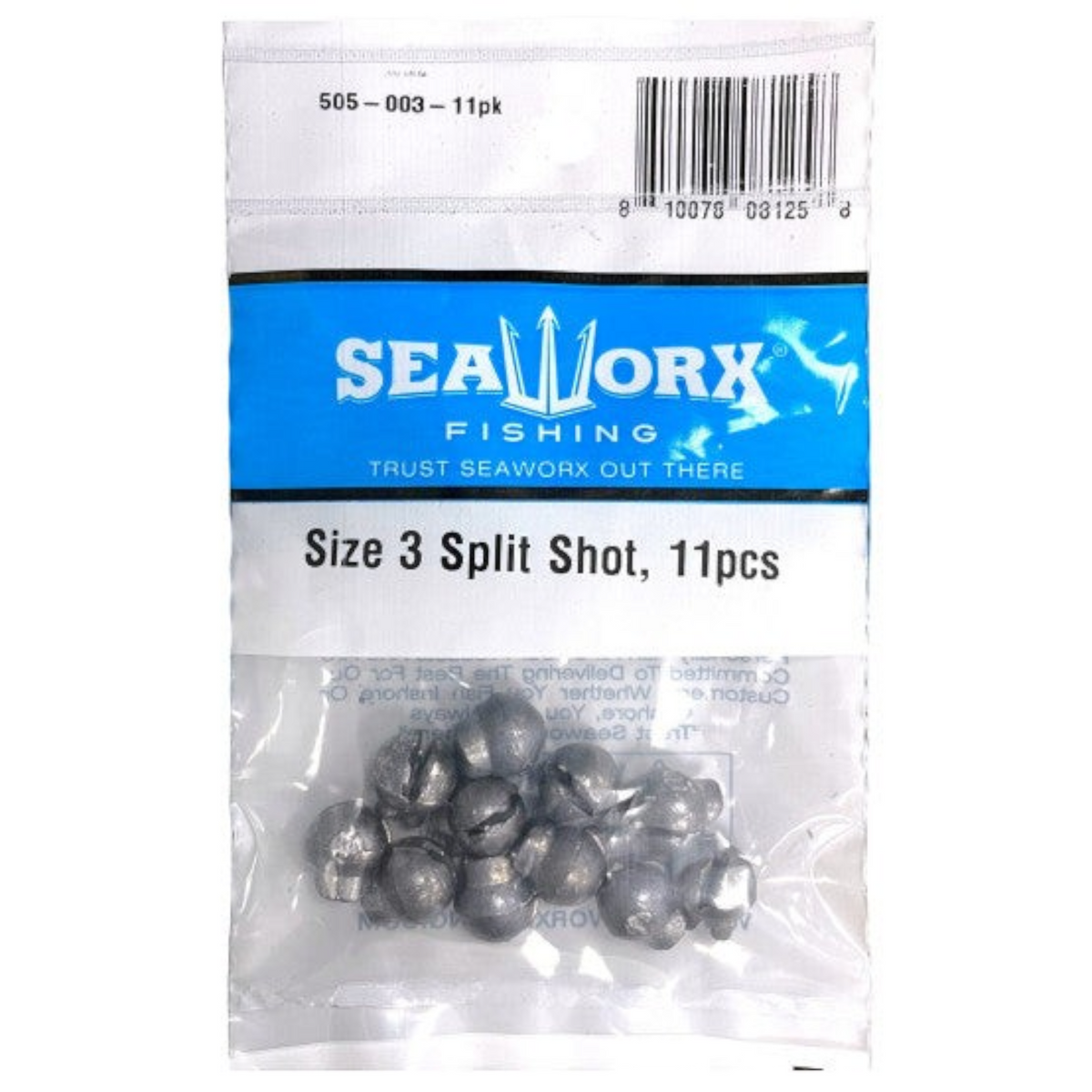 Seaworx Split Shot Weights - Dogfish Tackle & Marine