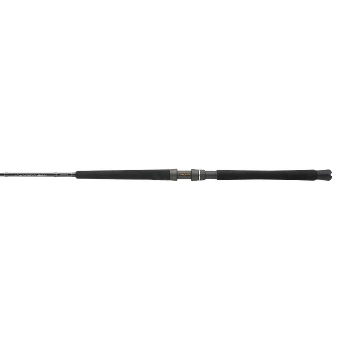 Shimano Talavera Boat D spinning rod with a graphite blank, Fuji guides, and an ergonomic EVA grip.