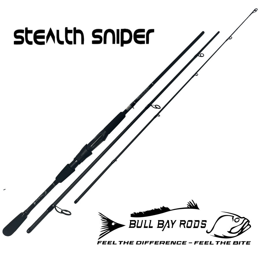 Bull Bay Stealth Sniper Travel Rod - 3 Piece - Dogfish Tackle & Marine