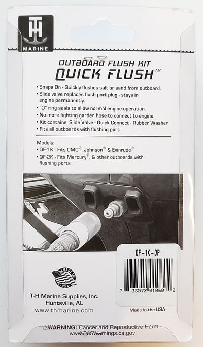 T H Marine Outboard Quick Flush Kit - Dogfish Tackle & Marine
