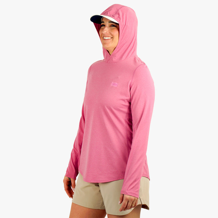 Aftco Women's Air O Mesh Hooded Fishing Shirt - Dogfish Tackle & Marine