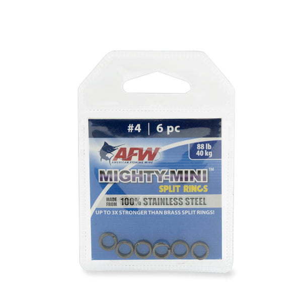 AFW Mighty Mini Split Rings - Dogfish Tackle & Marine