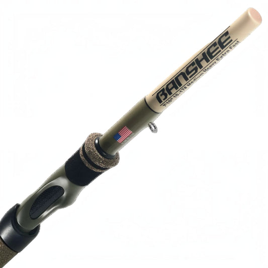 Bull Bay Banshee Travel Rod 3 Piece w/ Travel Case - Dogfish Tackle & Marine