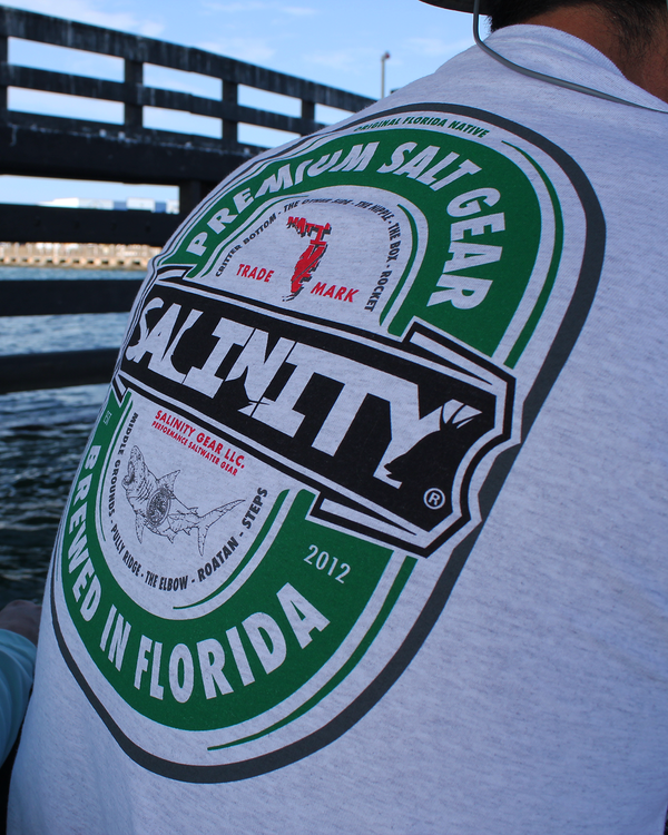 Salinity Brewed in Florida Pocket Short Sleeve Shirt