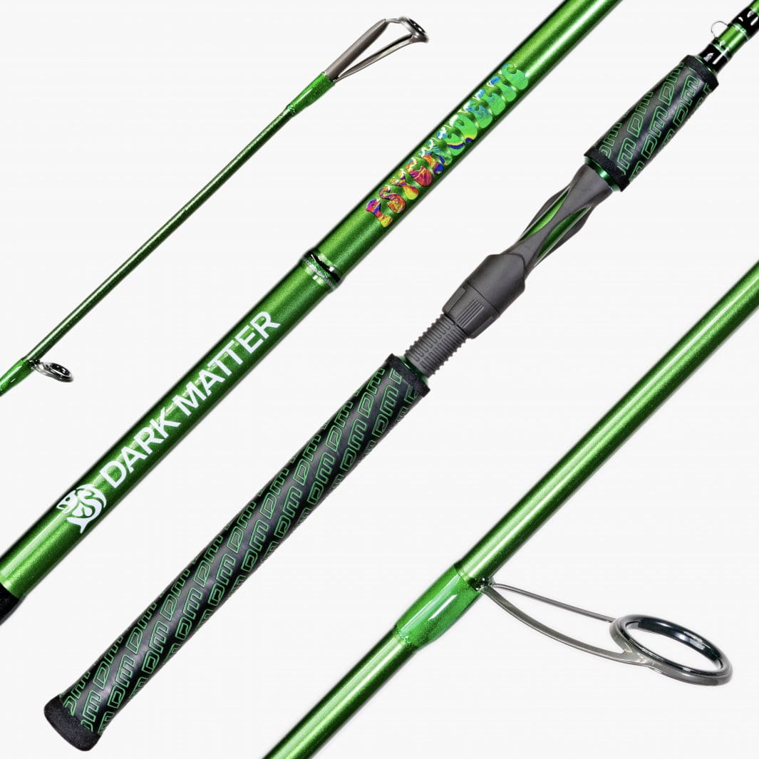 dark matter fishing pole Dark Matter Psychedelic Inshore Spinning Rods