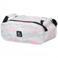 Dogfish Tackle & Marine 6th Sense extra large bait bag with white, pink, and green fish pattern and black handles.