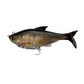 Dogfish Tackle & Marine 6th Sense The Option swimbait with realistic 3D scales, dorsal fin, and bottom treble hook