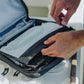 Dogfish Tackle & Marine AFTCO Utility Gear Bag, dark grey, water-resistant material, mesh interior pockets, zipper closure, for fishing gear.