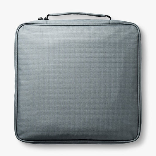 Dogfish Tackle & Marine AFTCO Utility Gear Bag, grey water-resistant material, rectangular design with top handle and zipper.