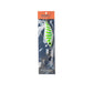 Dogfish Tackle & Marine Angler Co Widowmaker Jig, 200g, green and white striped slow pitch fishing lure with shad profile.