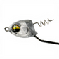 Dogfish Tackle & Marine 6th Sense Axle Swimbait Jig Head with silver finish, realistic eye, and bait-securing coil