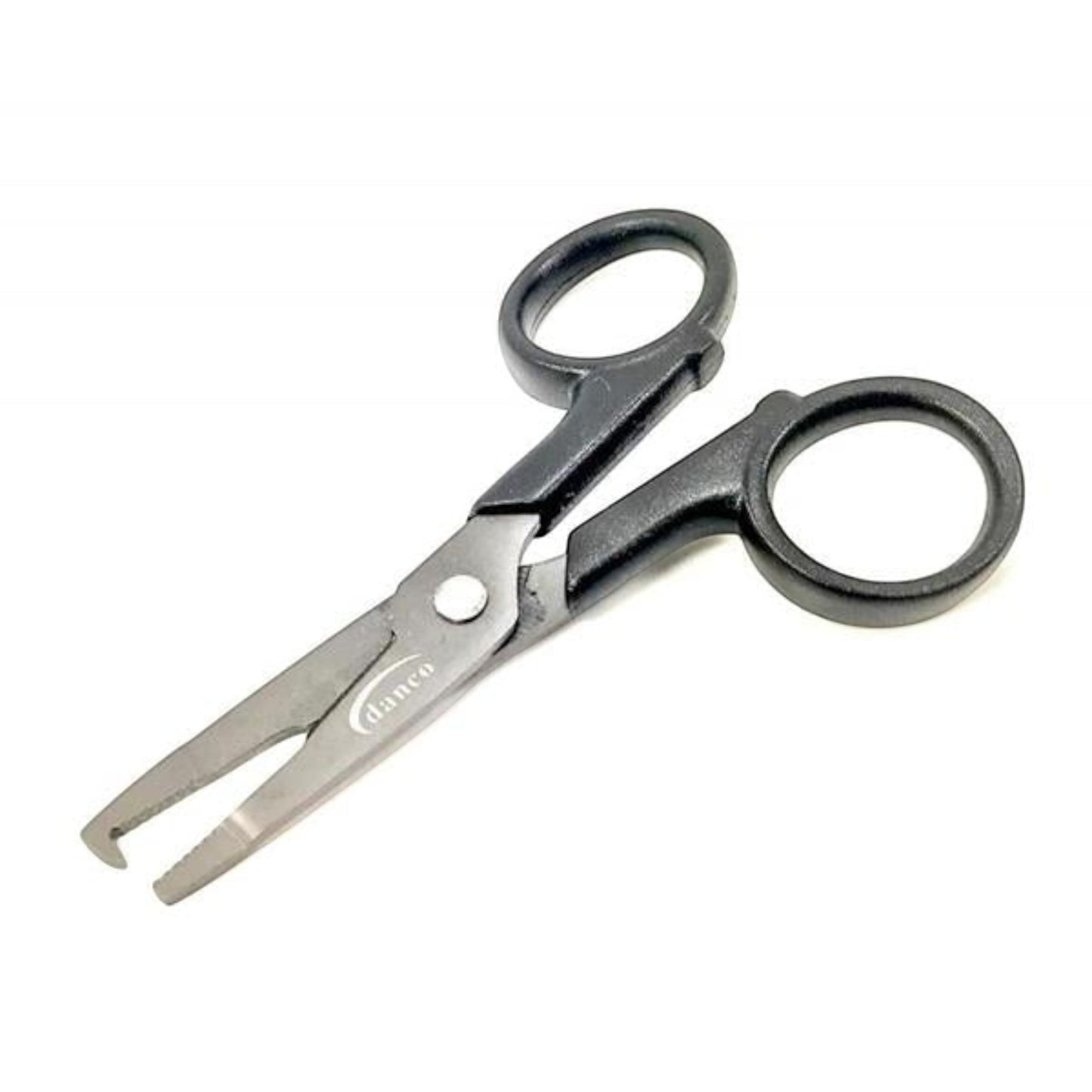 Dogfish Tackle & Marine Danco 4.5-inch titanium-coated stainless steel braided fishing line scissors with split ring tip