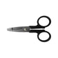 Dogfish Tackle & Marine 4.5-inch titanium-coated stainless steel fishing scissors with integrated split ring opener.